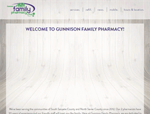 Tablet Screenshot of gunnisonfamilypharmacy.com